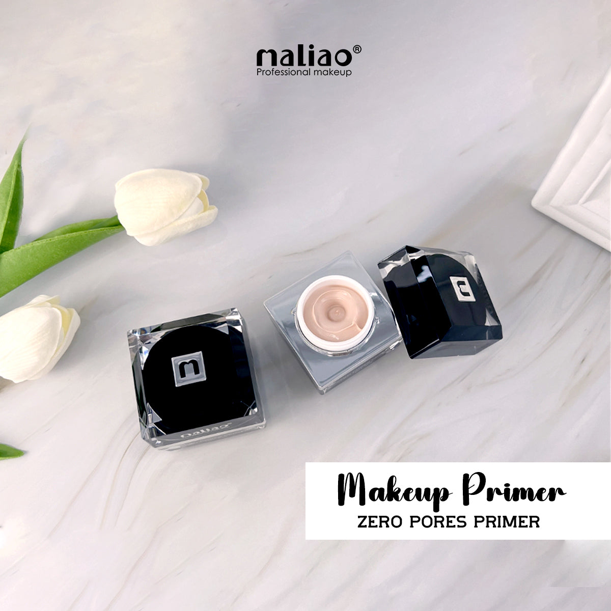 Maliao, MakeupEssentials, InvisiblePrimer, LongLastingMakeup, PoreMinimizer, FlawlessBase, MakeupPrimer, ZeroPores, SoftFocus,